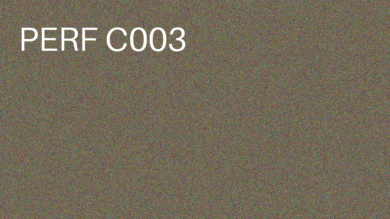 Perf Course 003 C003