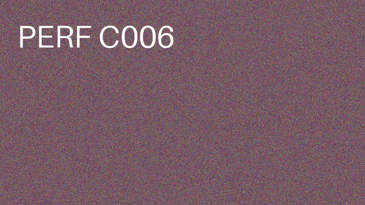 Perf Course 006 C006