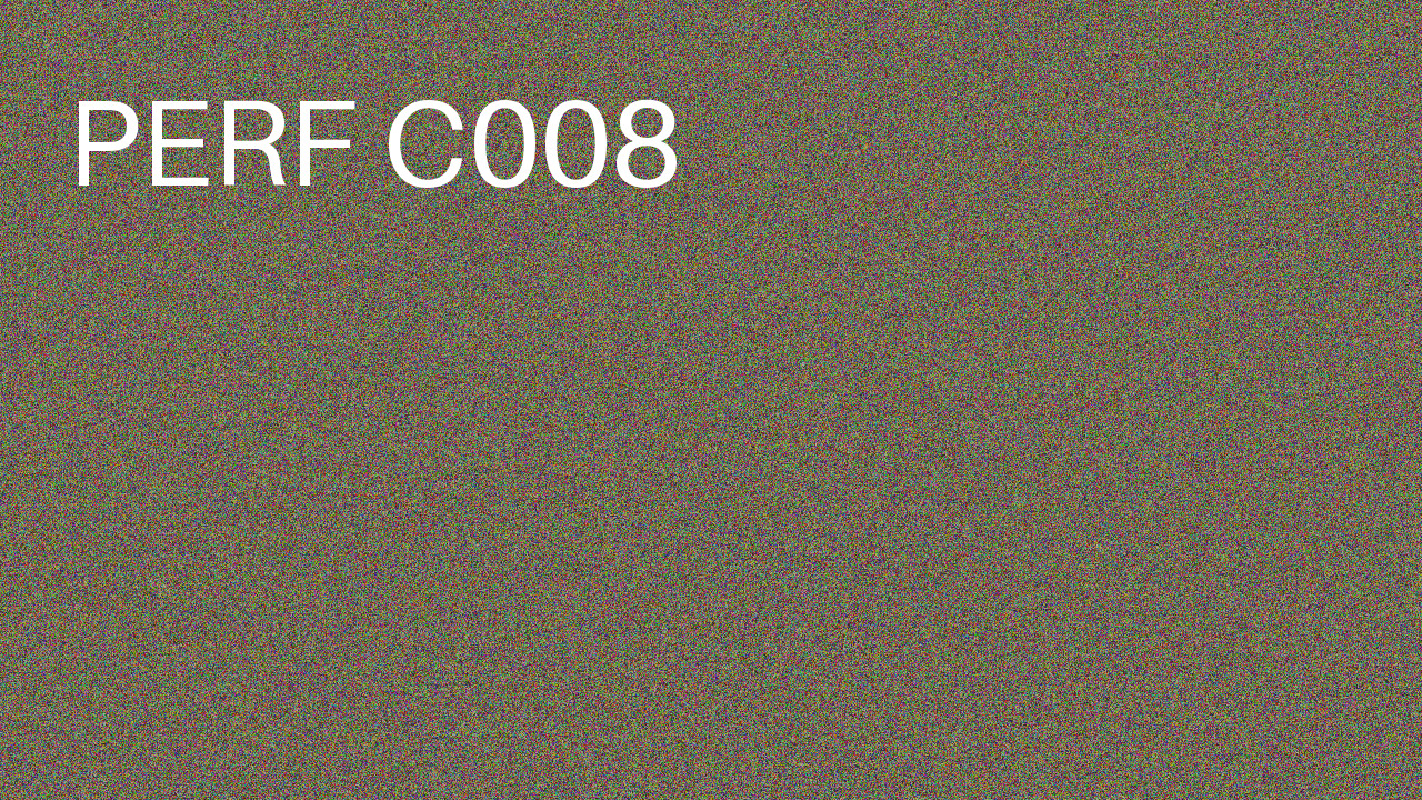 Perf Course 008 C008