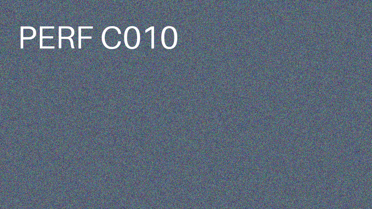 Perf Course 010 C010
