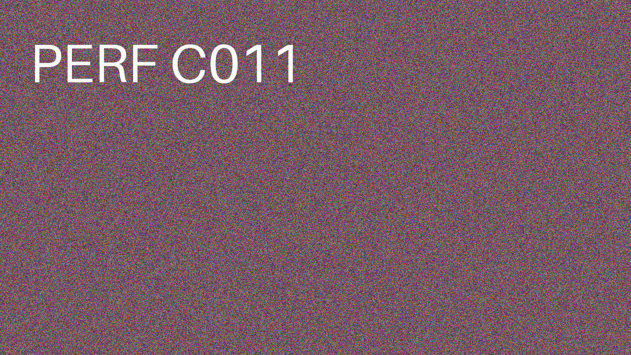 Perf Course 011 C011