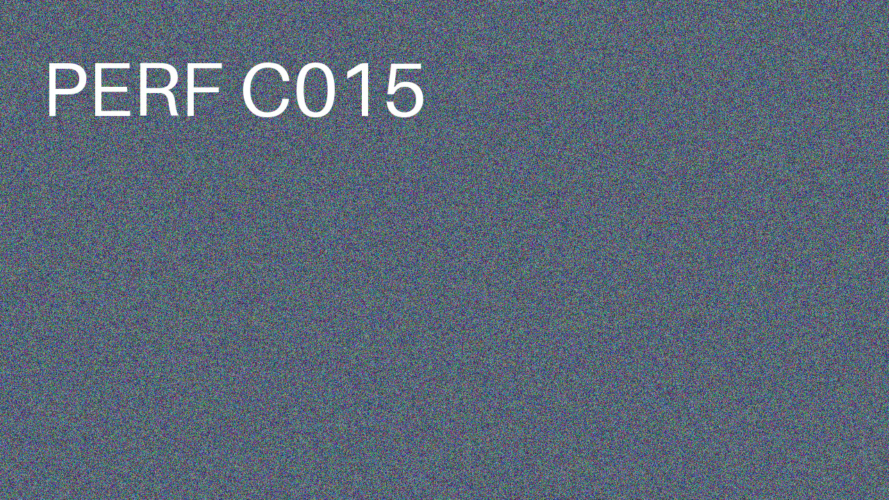 Perf Course 015 C015
