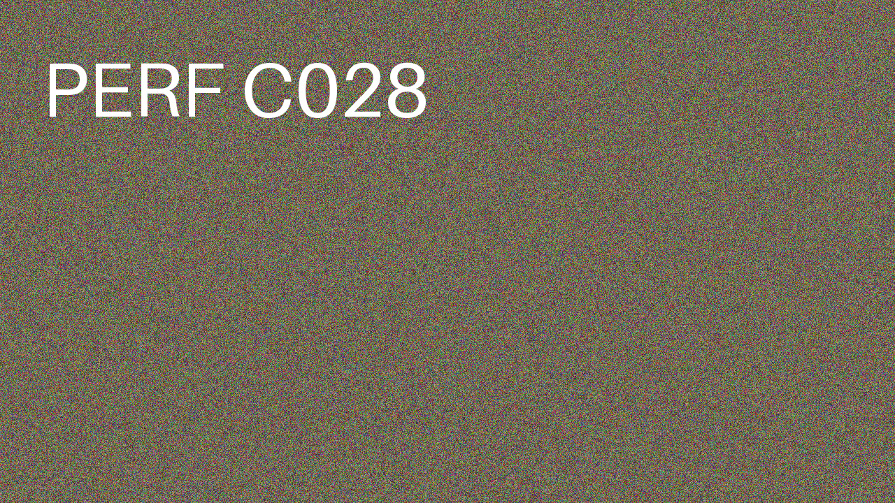 Perf Course 028 C028