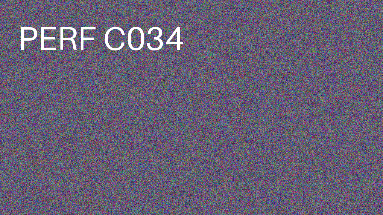 Perf Course 034 C034