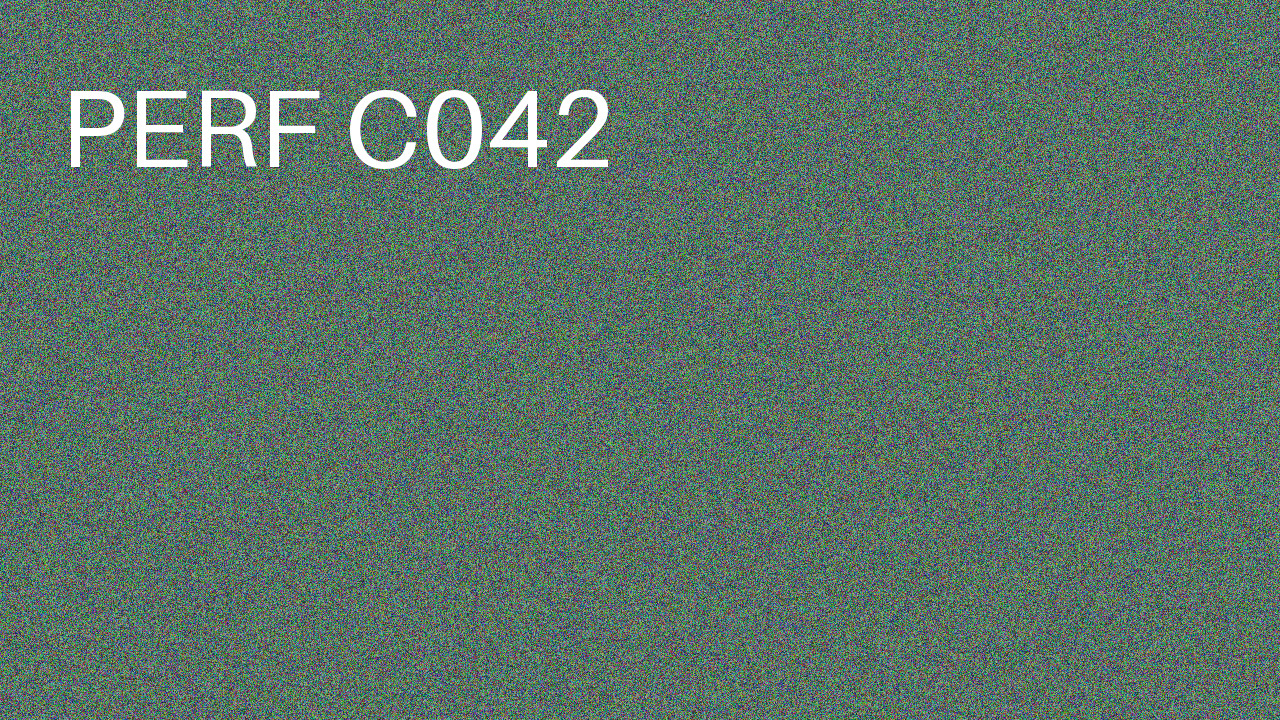 Perf Course 042 C042