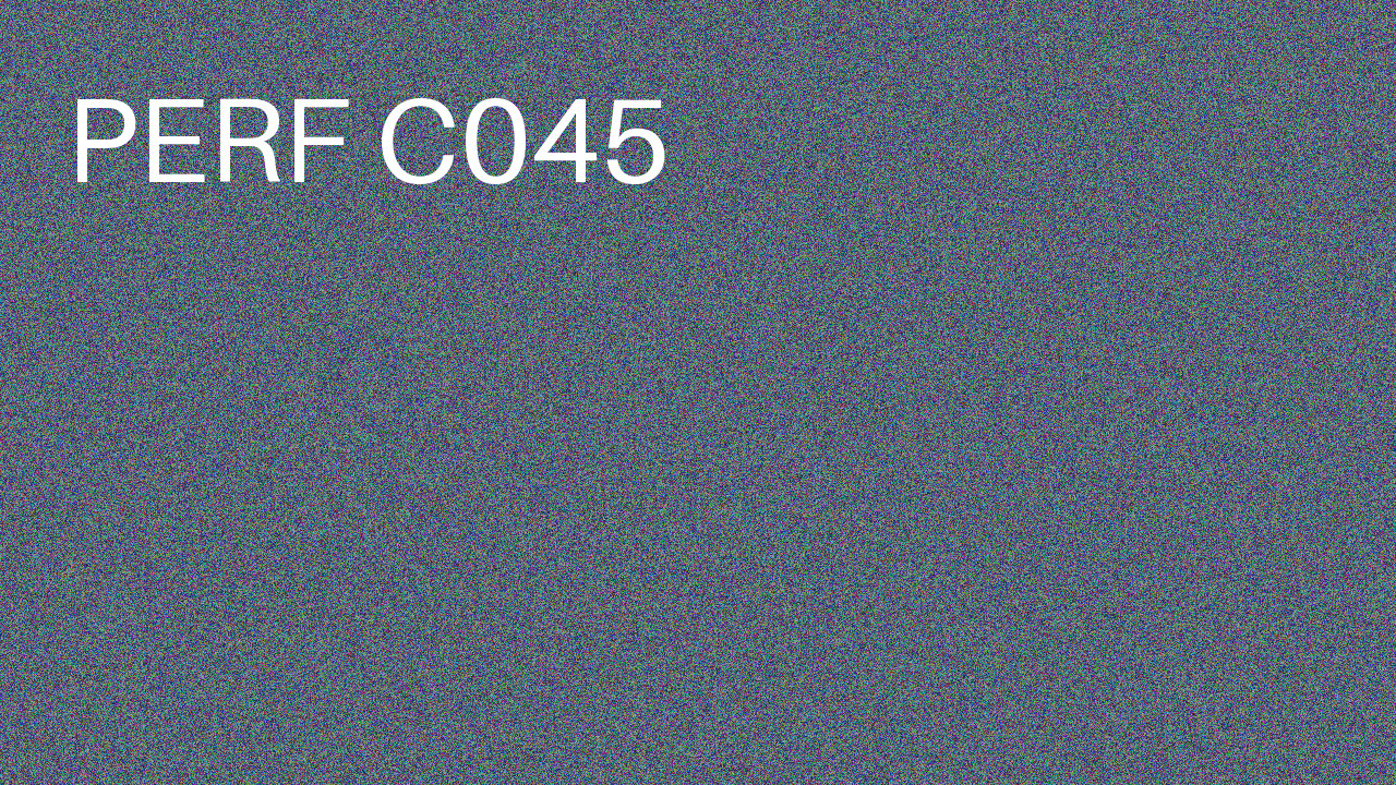 Perf Course 045 C045