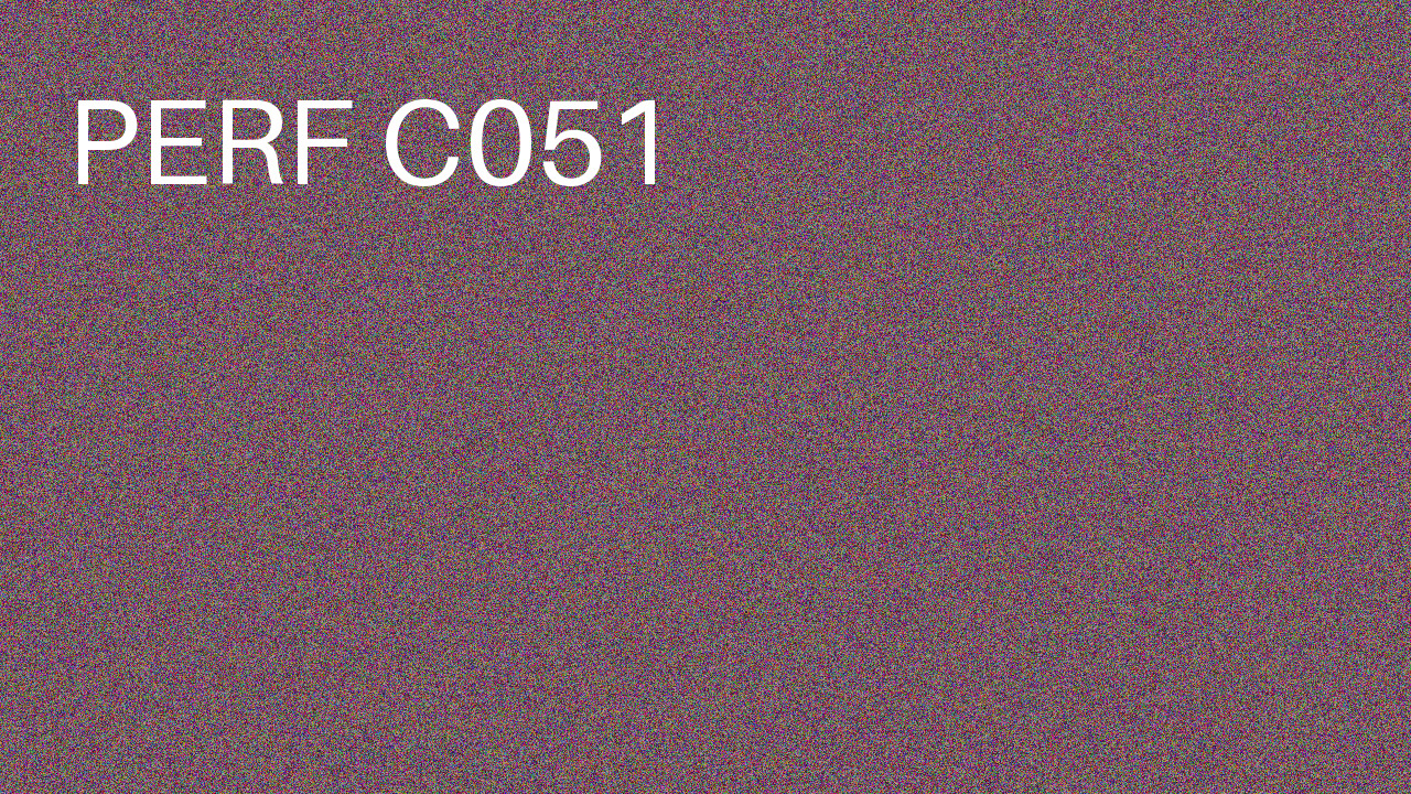 Perf Course 051 C051