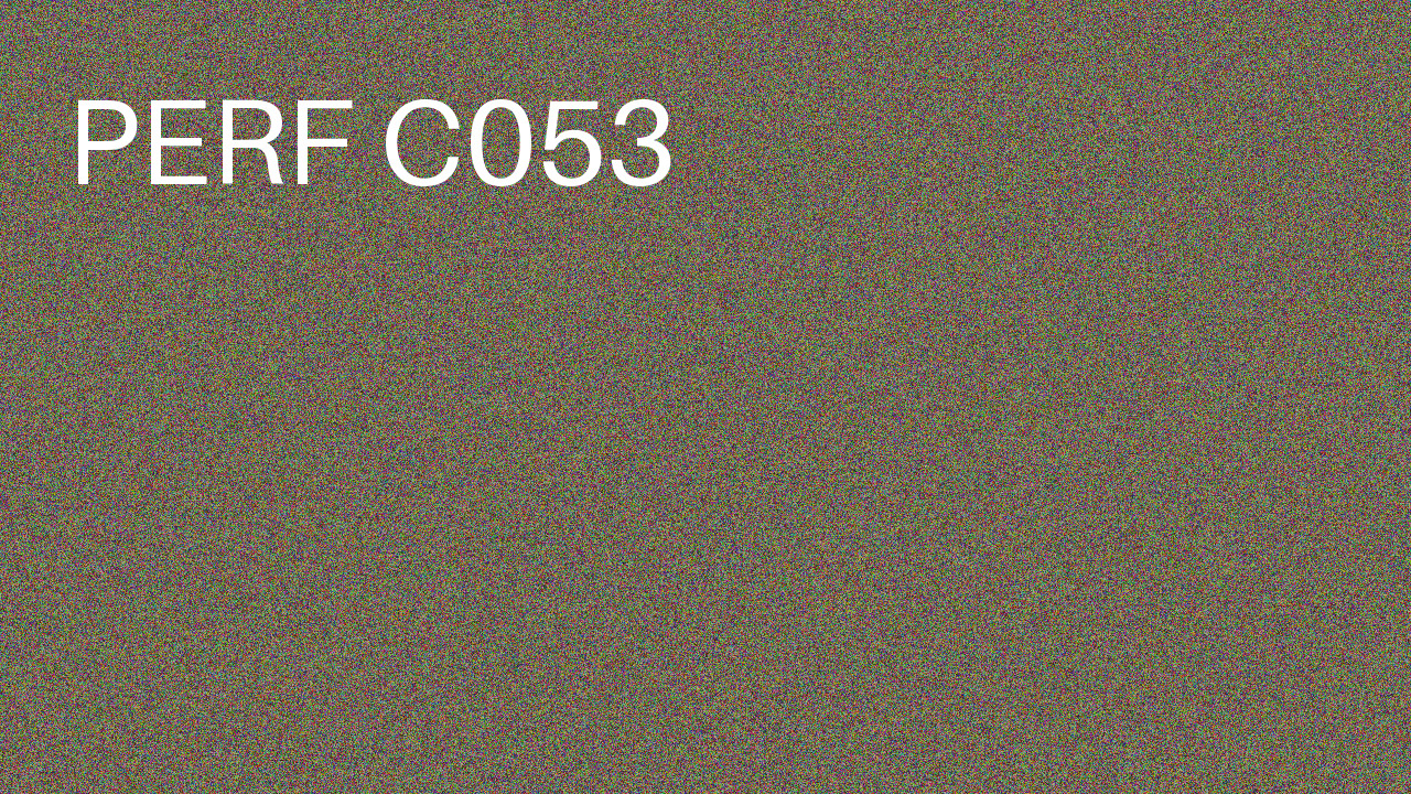 Perf Course 053 C053