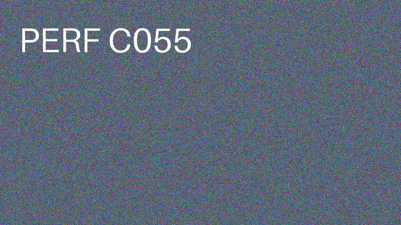 Perf Course 055 C055
