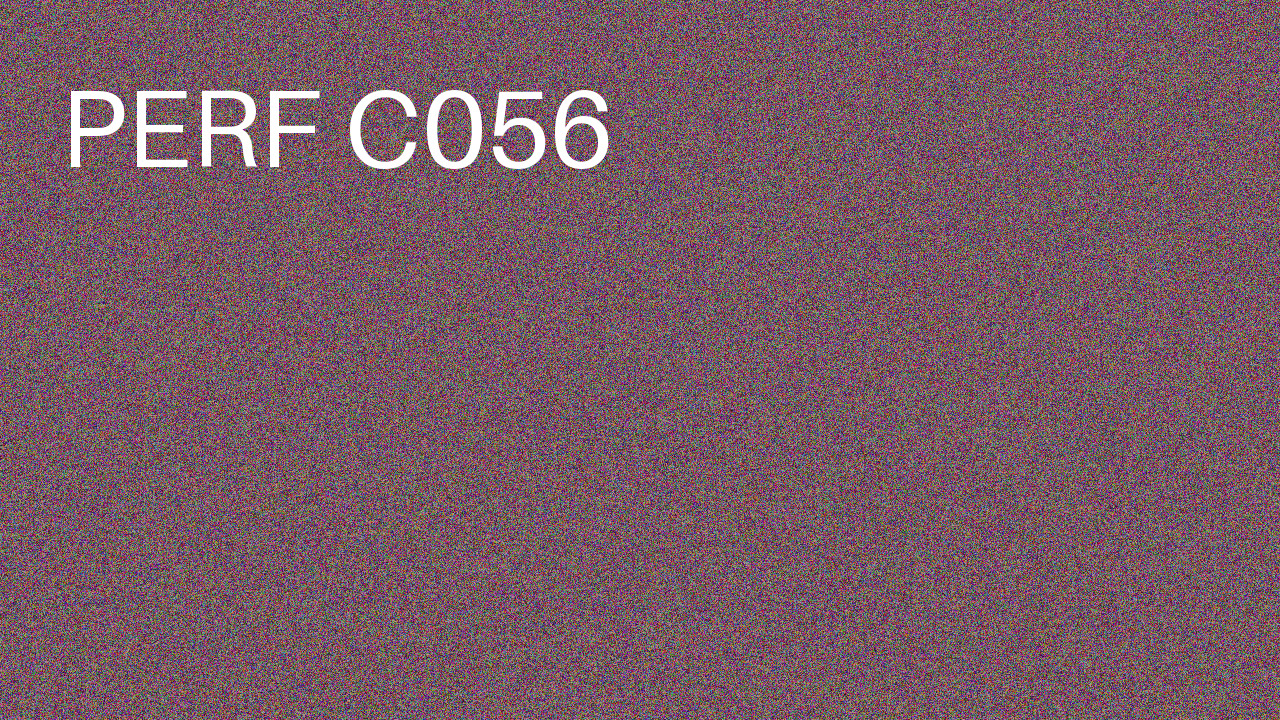 Perf Course 056 C056