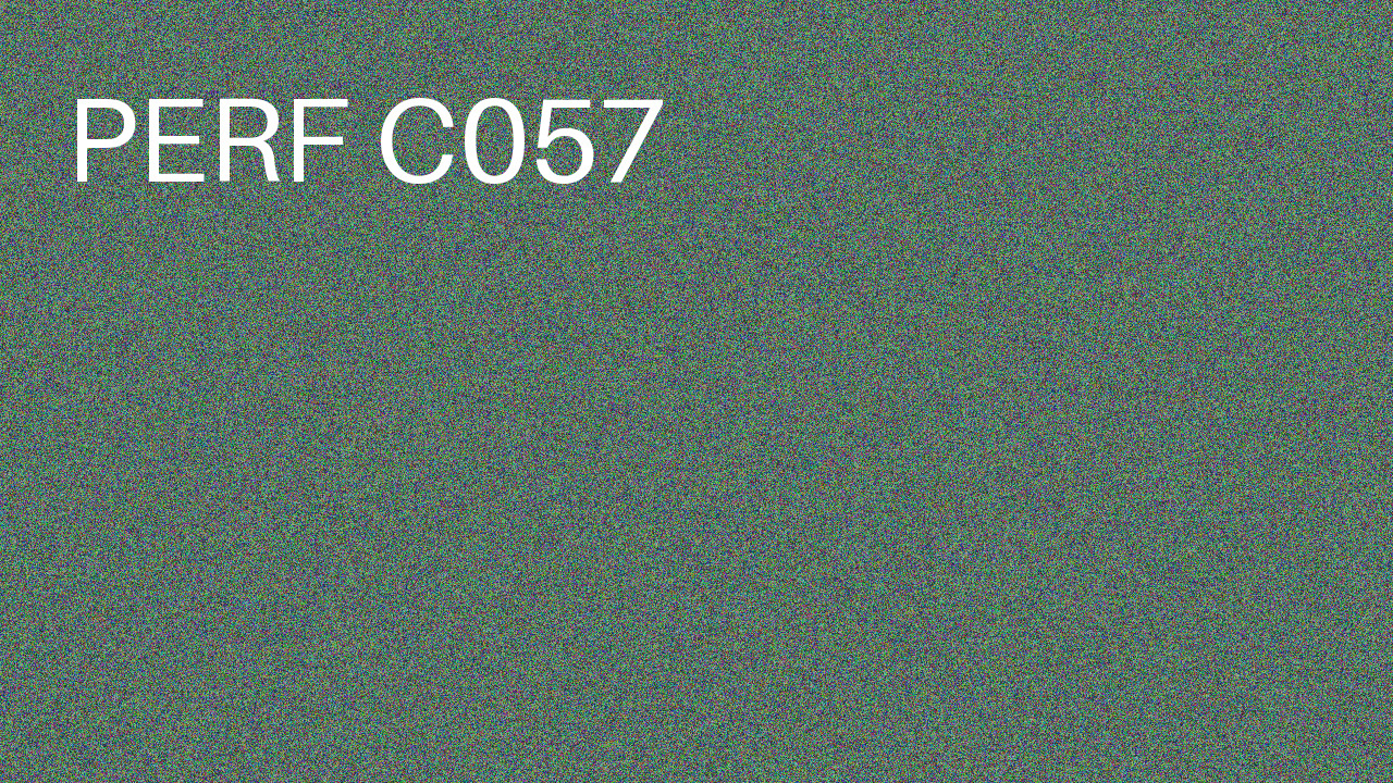 Perf Course 057 C057