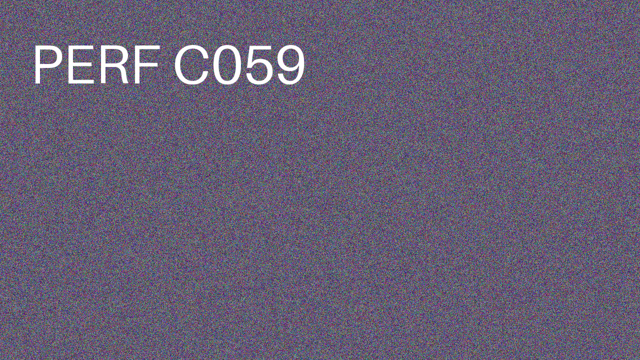 Perf Course 059 C059