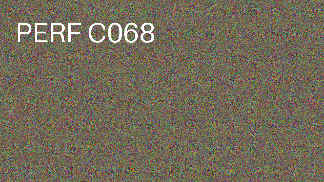 Perf Course 068 C068