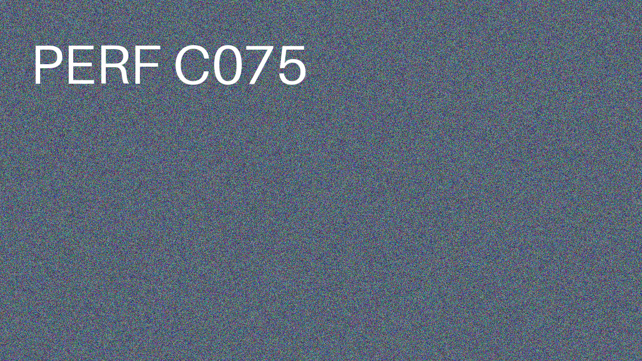Perf Course 075 C075
