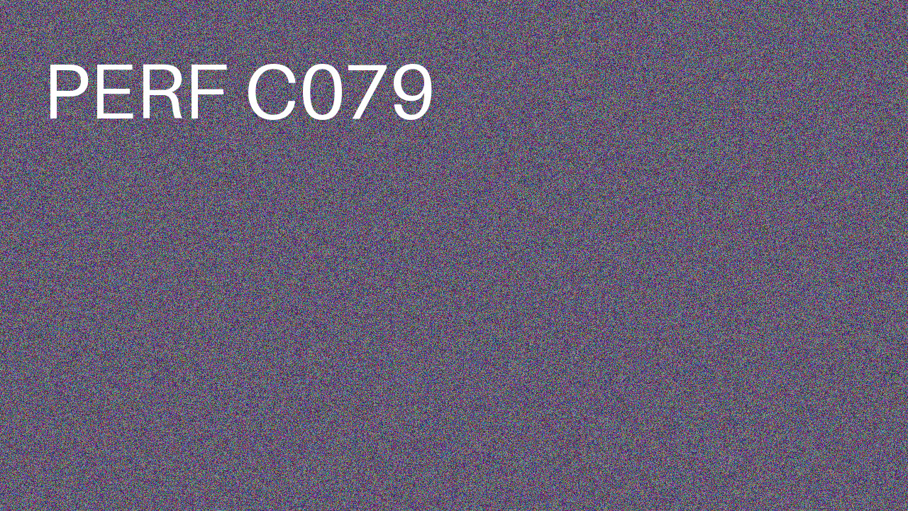 Perf Course 079 C079