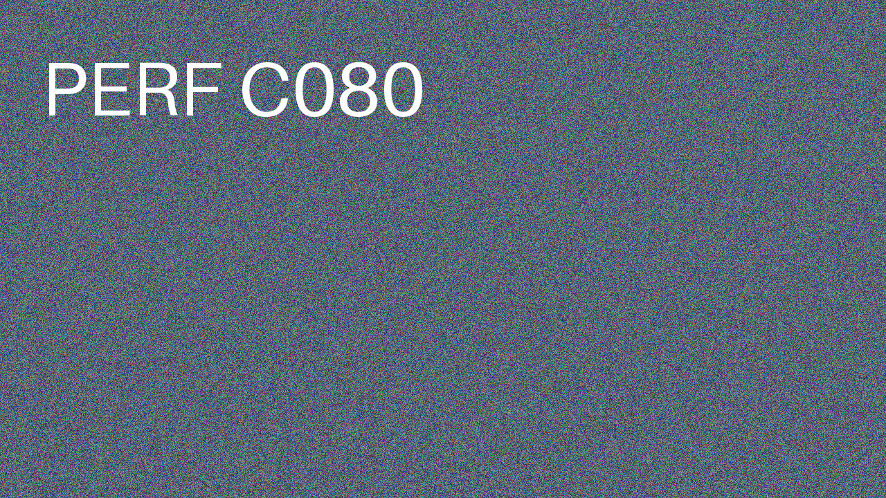 Perf Course 080 C080