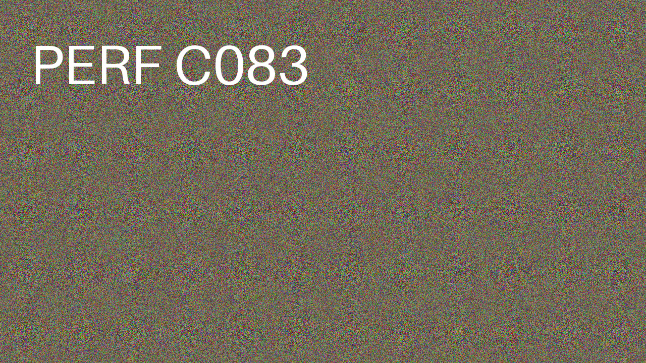 Perf Course 083 C083
