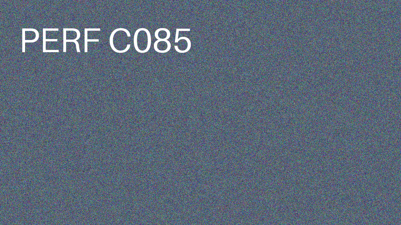 Perf Course 085 C085