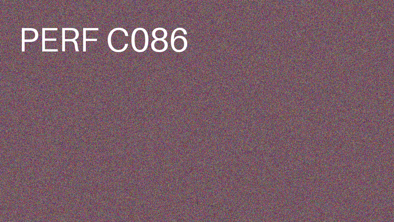 Perf Course 086 C086