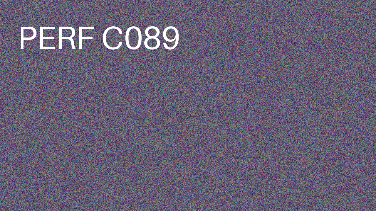 Perf Course 089 C089