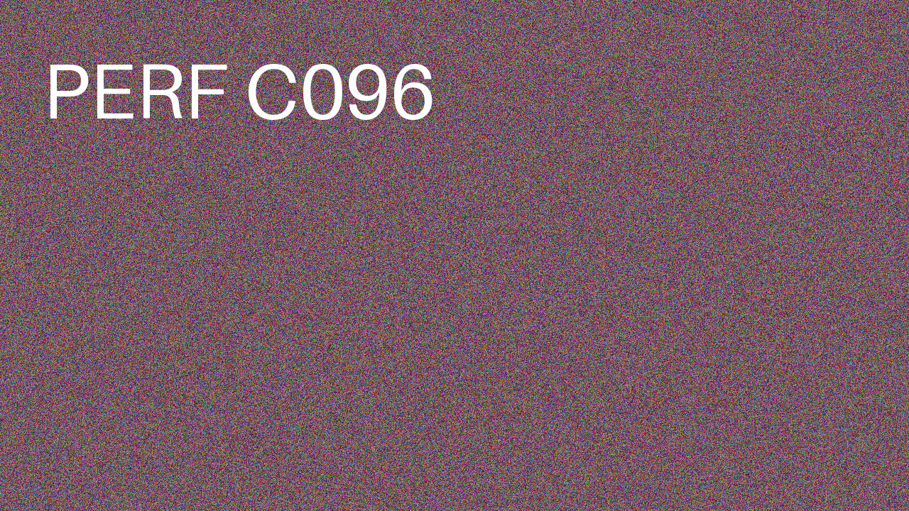 Perf Course 096 C096