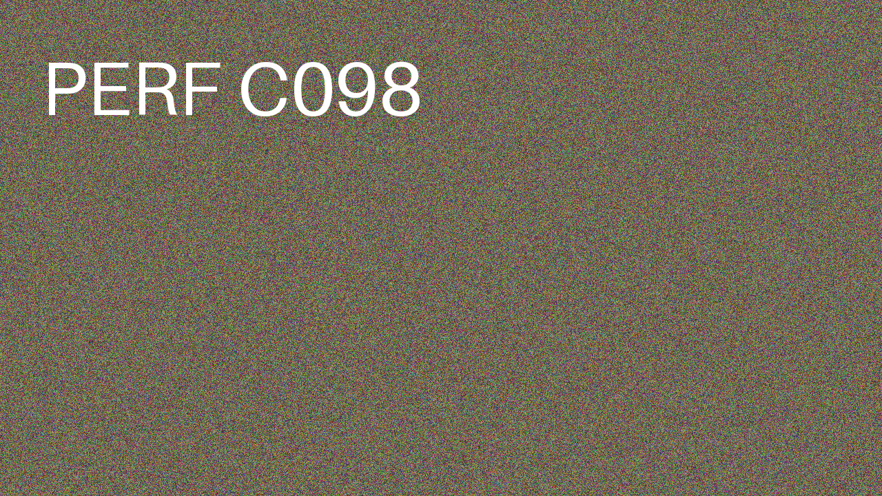 Perf Course 098 C098