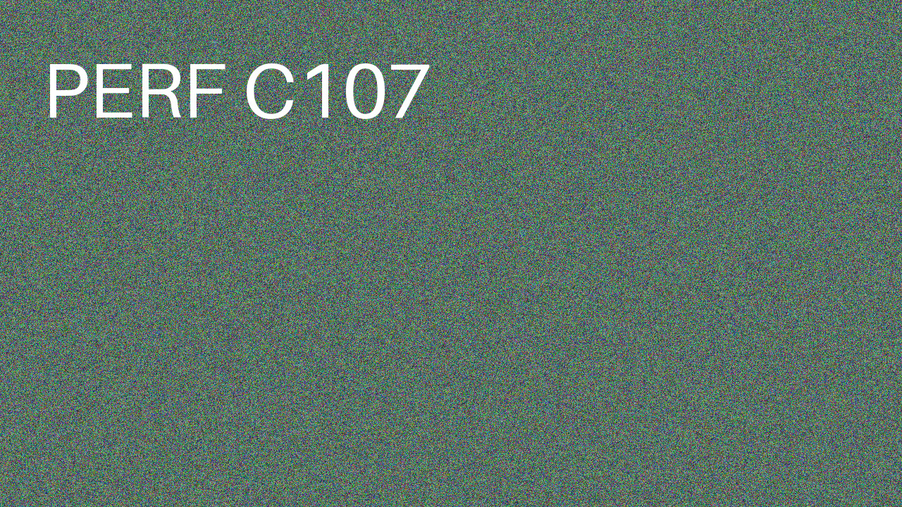 Perf Course 107 C107