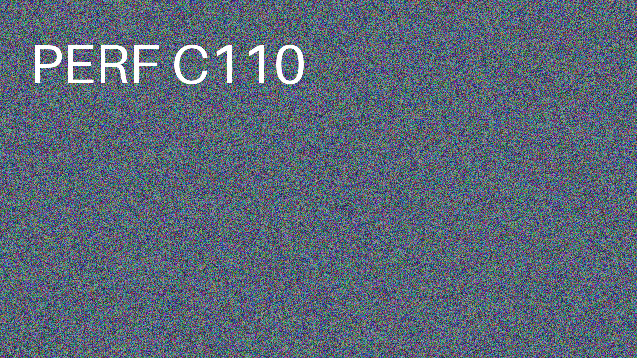 Perf Course 110 C110