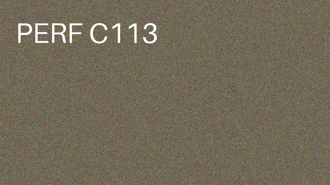 Perf Course 113 C113
