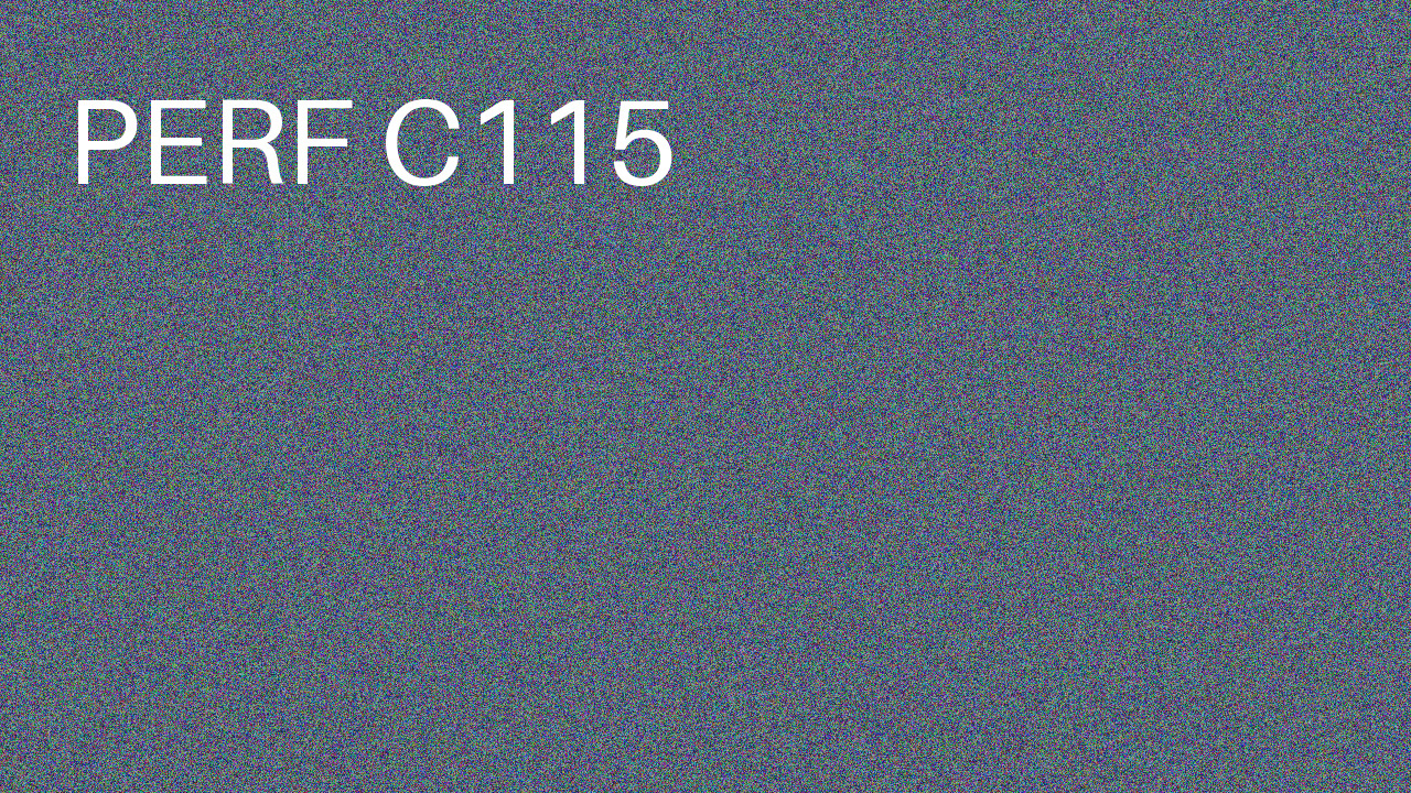 Perf Course 115 C115