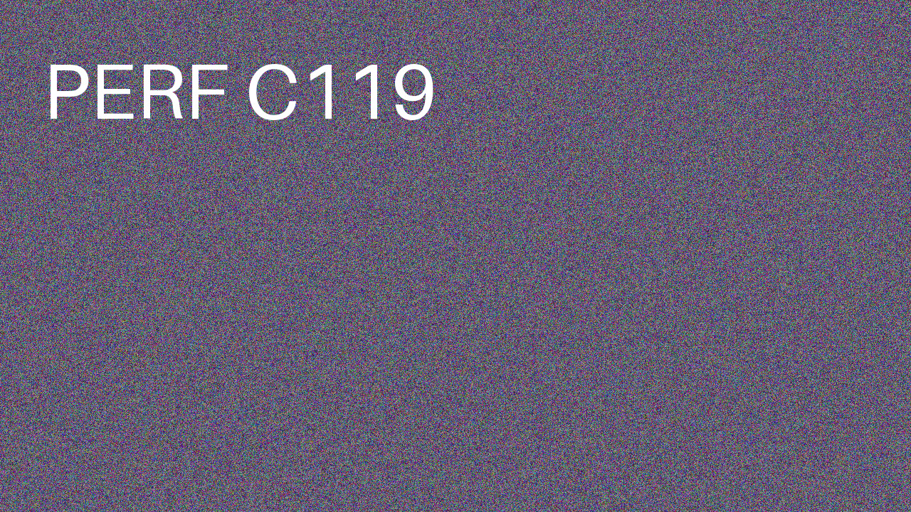 Perf Course 119 C119