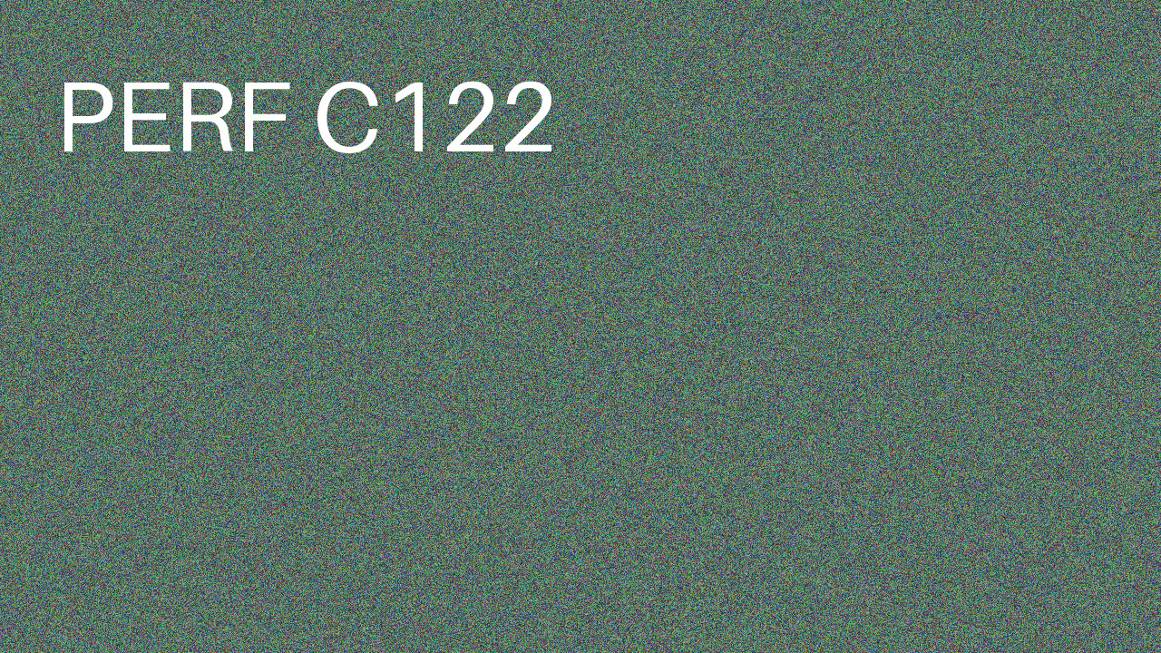 Perf Course 122 C122