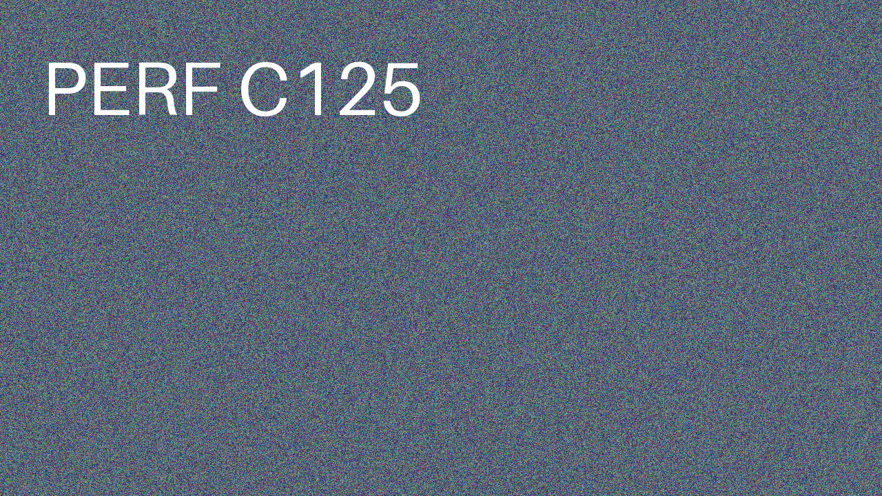 Perf Course 125 C125