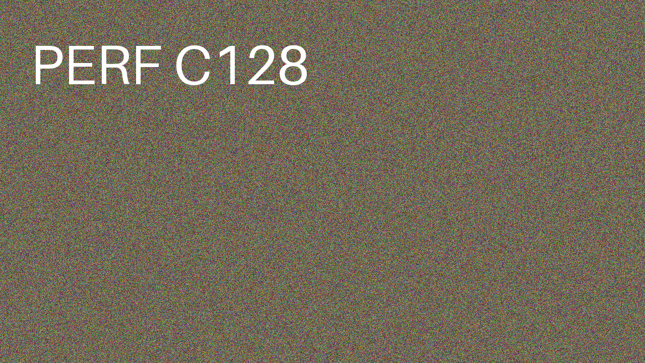 Perf Course 128 C128