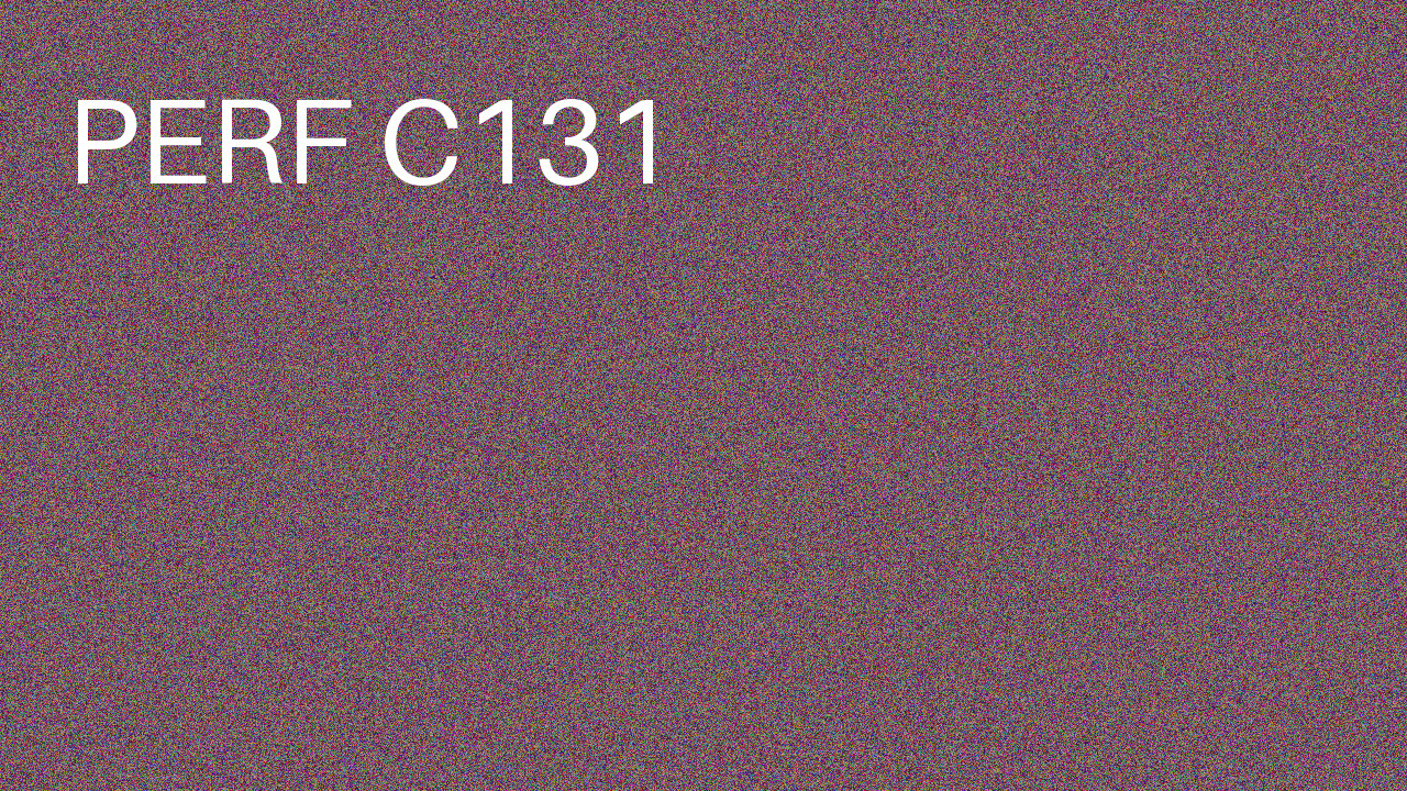 Perf Course 131 C131