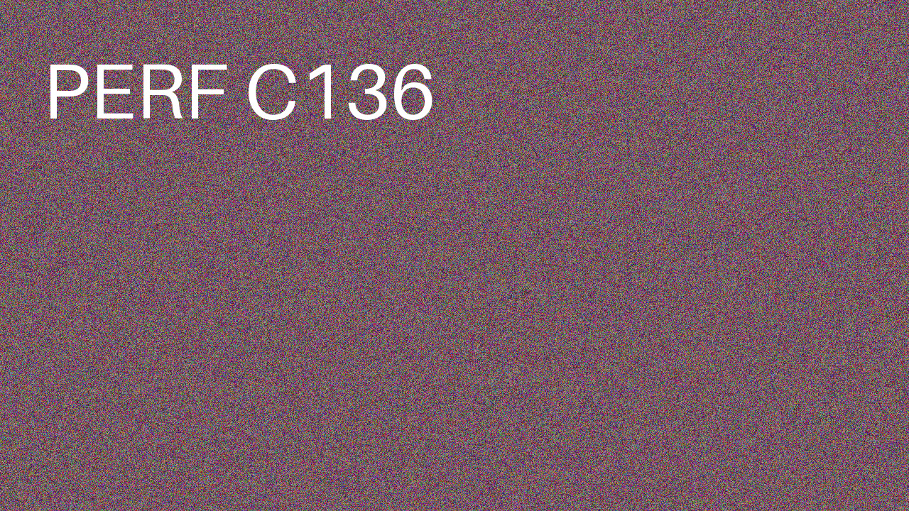 Perf Course 136 C136