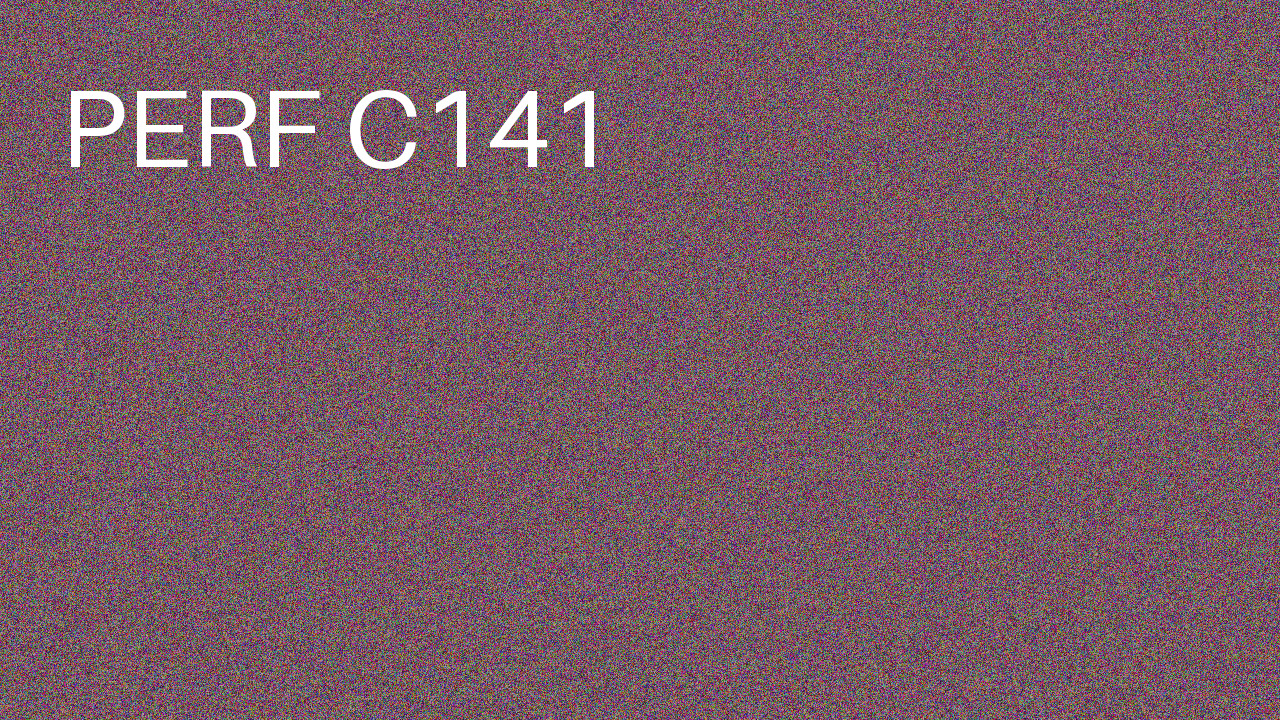 Perf Course 141 C141