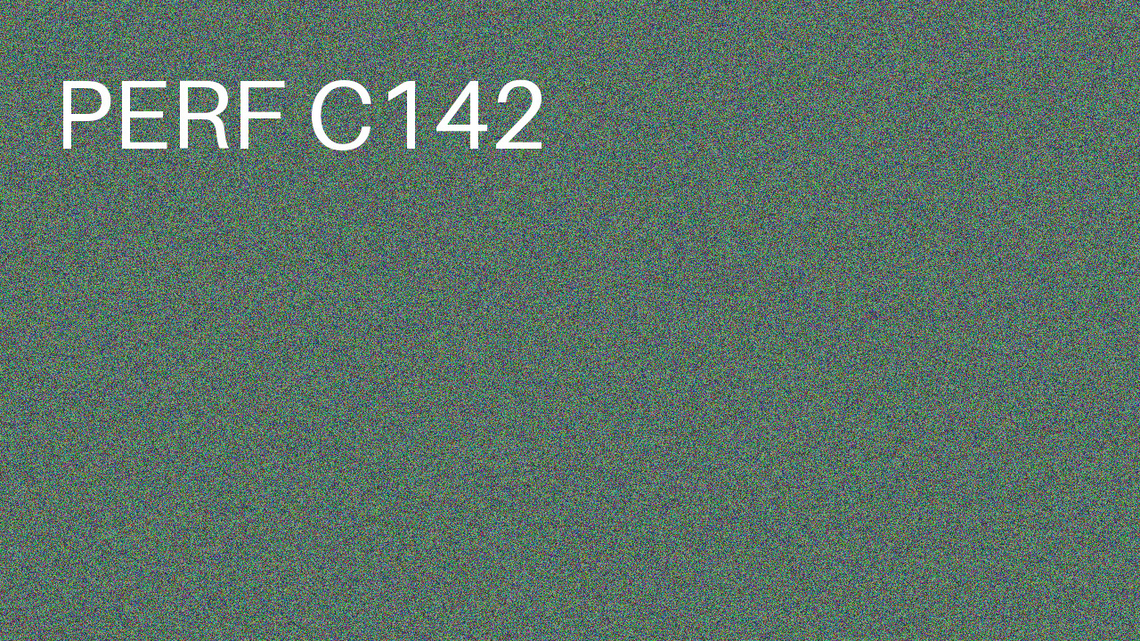 Perf Course 142 C142