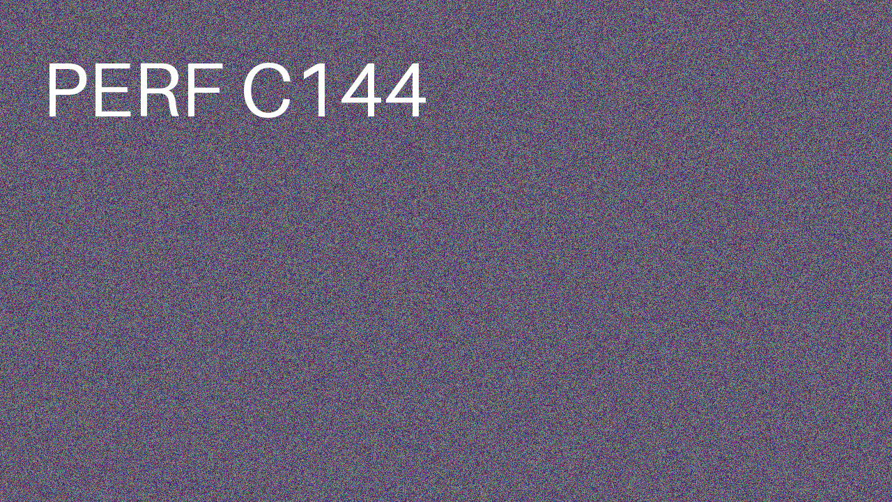 Perf Course 144 C144