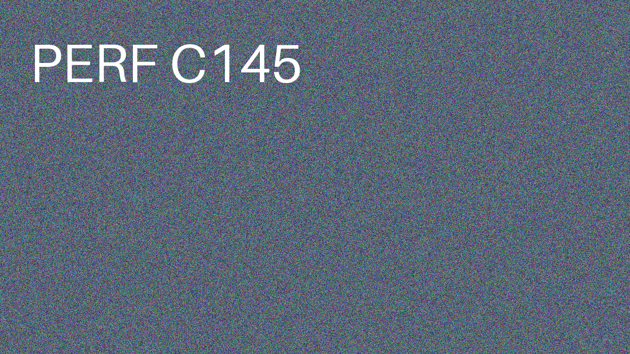 Perf Course 145 C145
