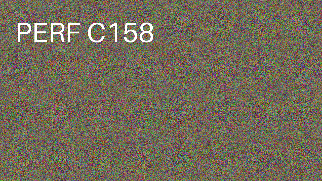 Perf Course 158 C158
