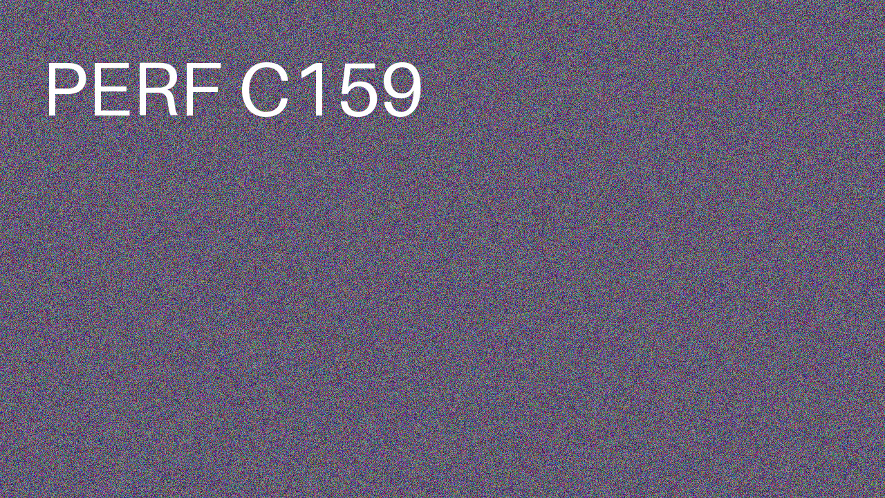 Perf Course 159 C159