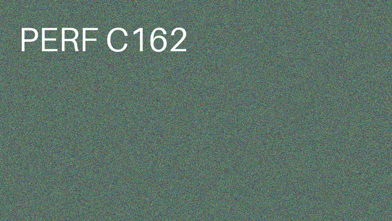 Perf Course 162 C162