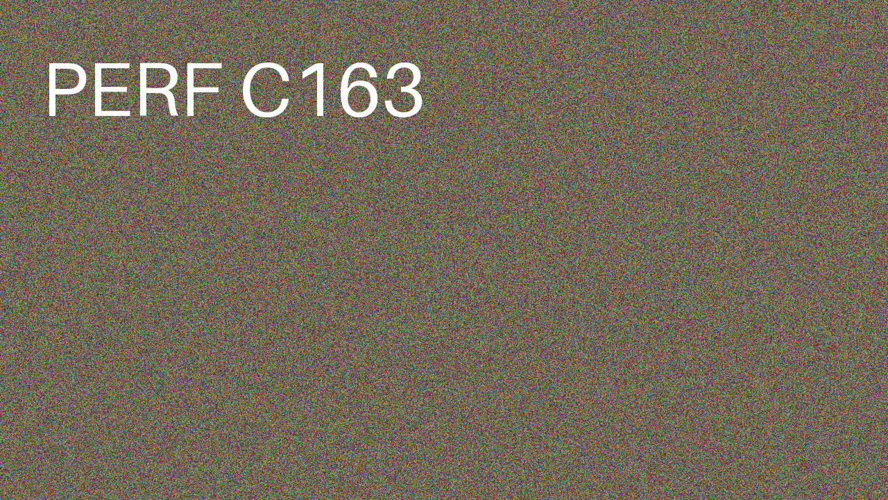 Perf Course 163 C163