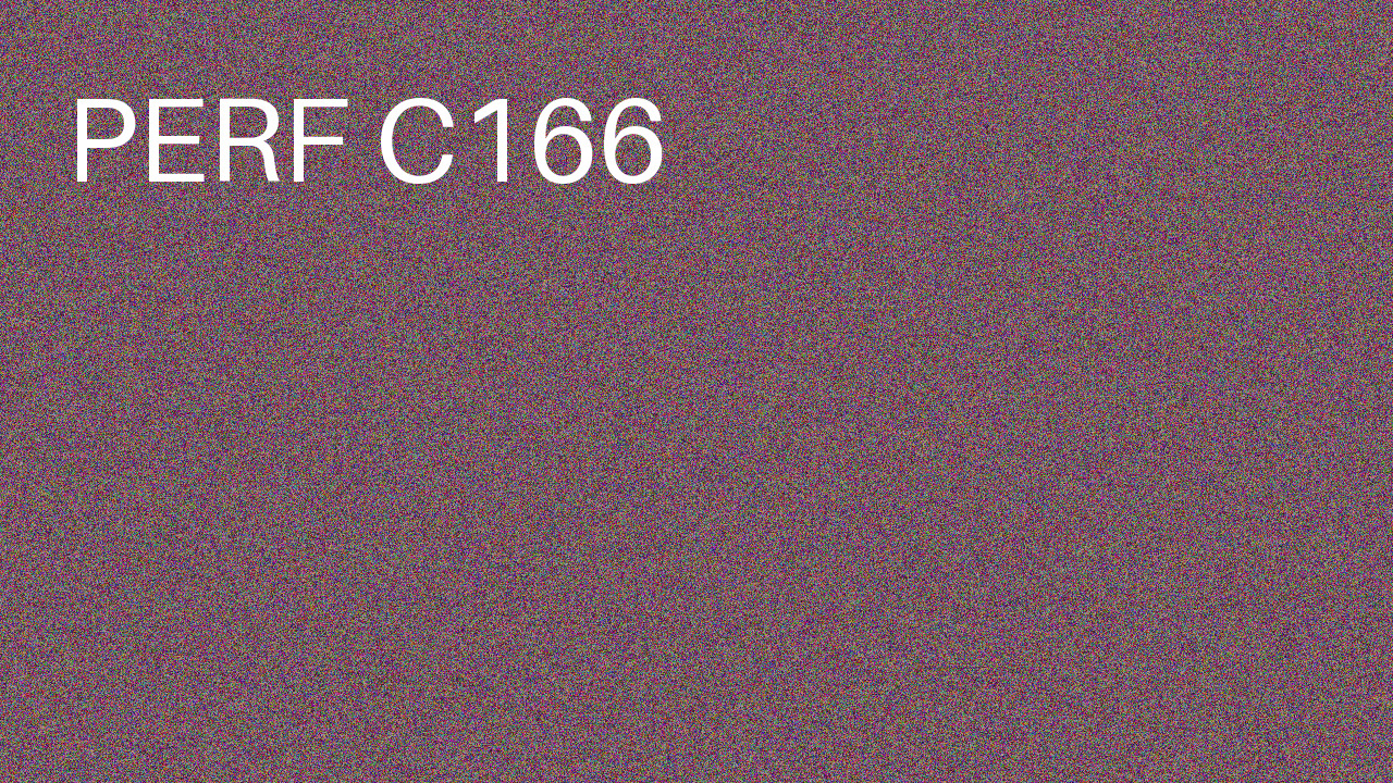 Perf Course 166 C166