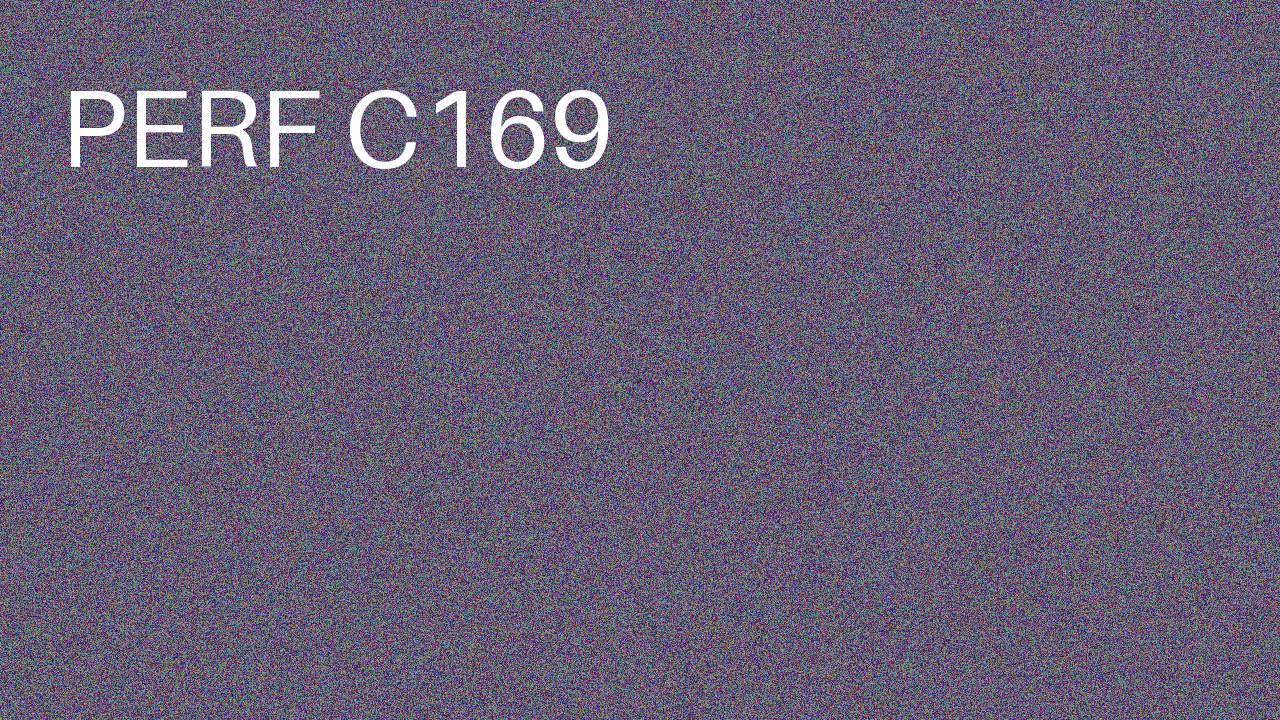 Perf Course 169 C169