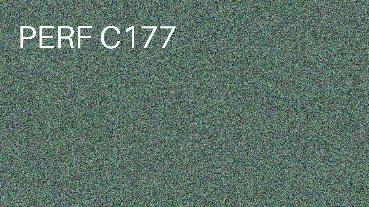 Perf Course 177 C177