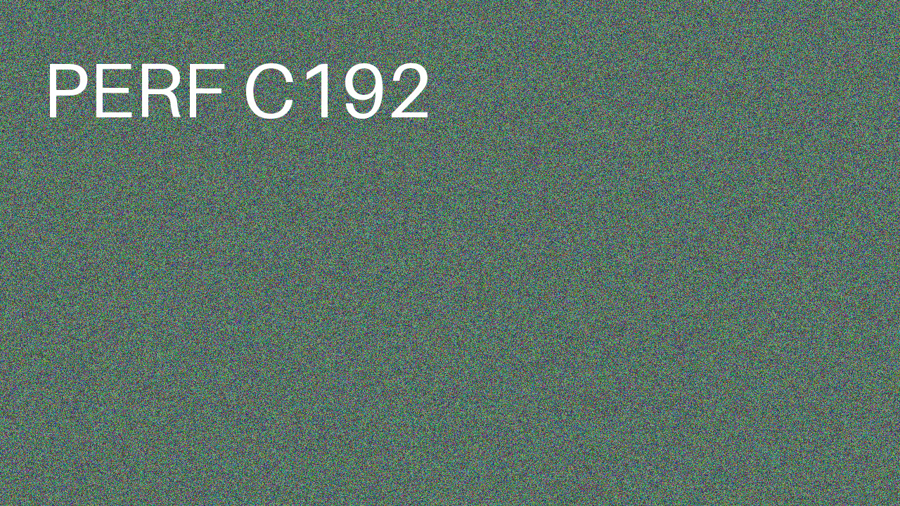 Perf Course 192 C192