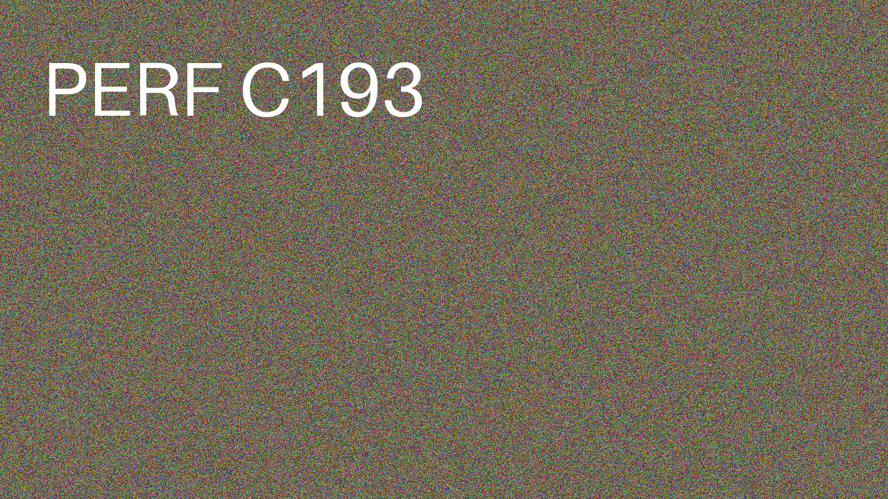 Perf Course 193 C193