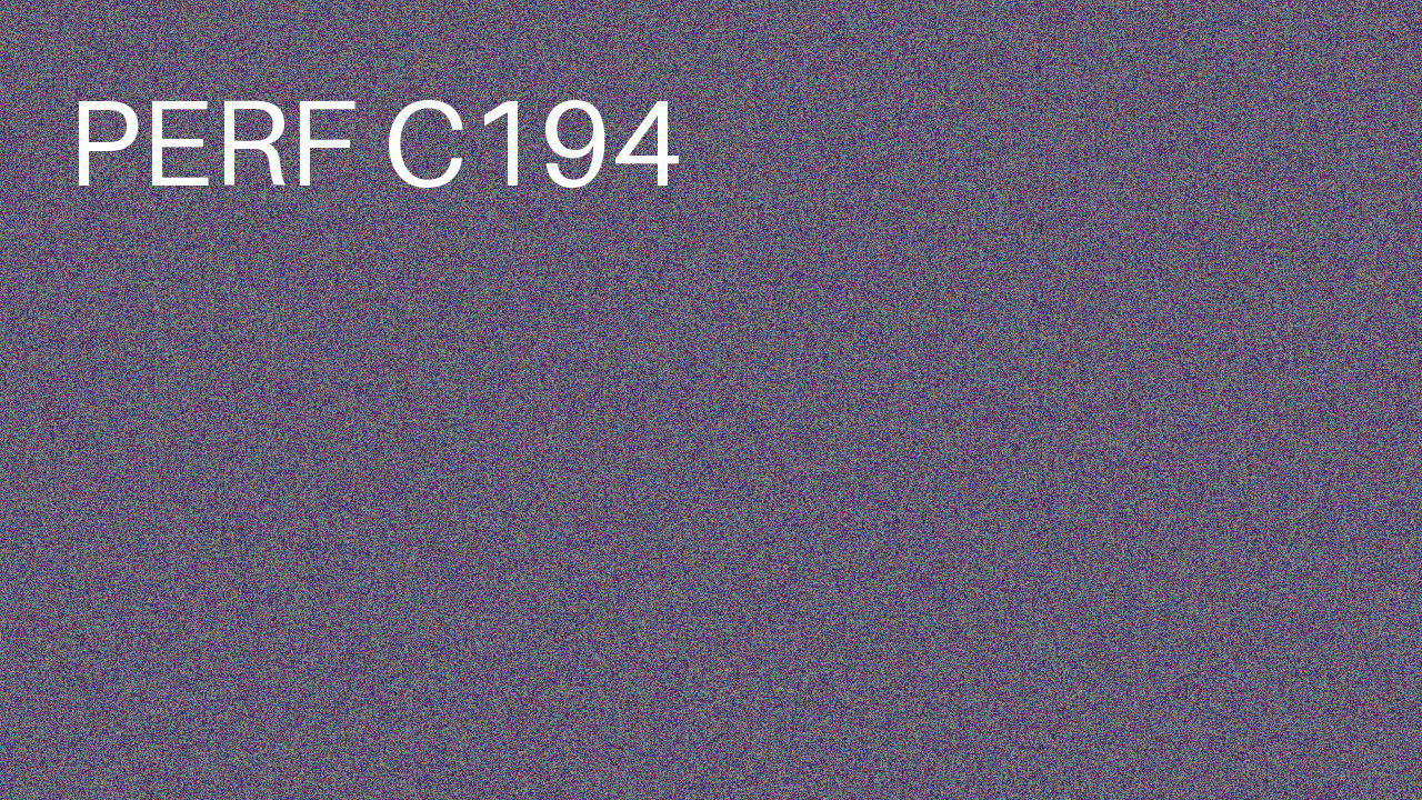 Perf Course 194 C194